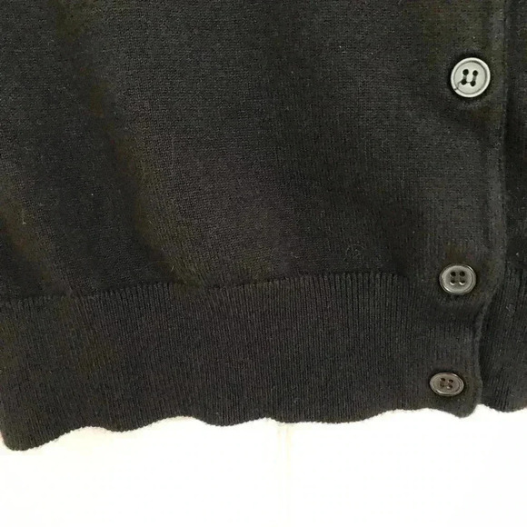 Larry Levine Black Cardigan 3/4 Sleeves Sz Small - Picture 2 of 14